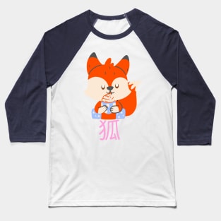 Kawaii japanese fox Baseball T-Shirt